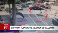 Policía capturó a ladrón en La Victoria. América Noticias