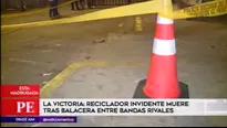 Reciclador murió en balacera. América Noticias