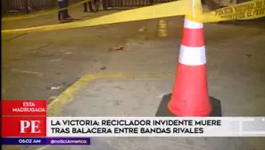 Reciclador murió en balacera. América Noticias