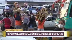 Aglomeración en el Mercado de Frutas. Canal N