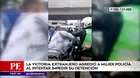 La Victoria: Sujeto agrede a mujer policía para evitar su intervención