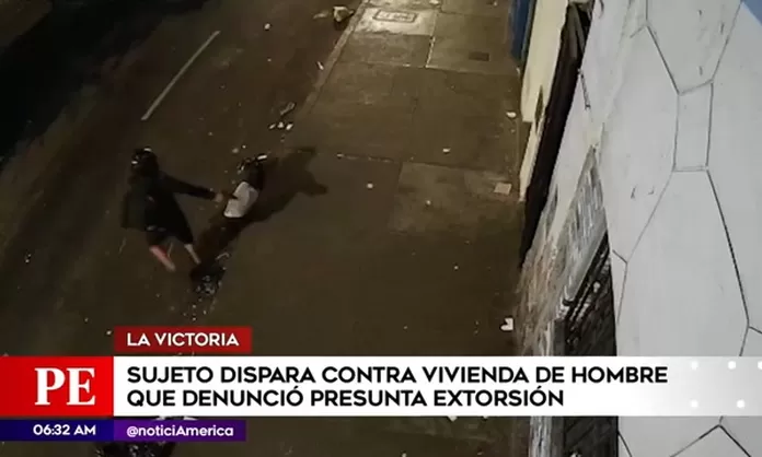 La Victoria: Sujeto dispara contra vivienda de hombre