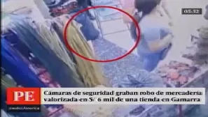 Tenderas roban en Gamarra. Am&eacute;rica Noticias.