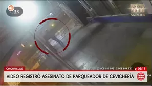 Video registró asesinato de parqueador de cevichería en Chorrillos. Foto y video: América Noticias