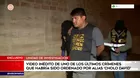 Video inédito de alias Cholo David