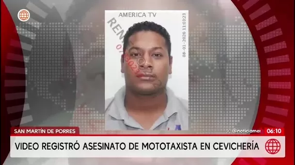 Mototaxista fue asesinado dentro de cevichería en SMP/ América Noticias