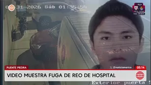 Video muestra fuga de reo de hospital en Puente Piedra. Foto y video: América Noticias