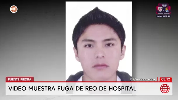 Video muestra fuga de reo de hospital en Puente Piedra. Foto: América Noticias
