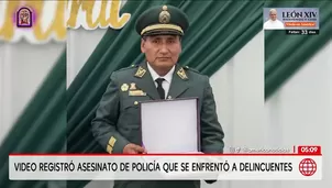 Video registró asesinato de policía que enfrentó a delincuentes en San Martín de Porres. Foto y video: América Noticias