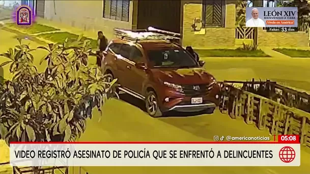 Video registró asesinato de policía que enfrentó a delincuentes en San Martín de Porres. Foto: América Noticias Video registró asesinato de policía que enfrentó a delincuentes en San Martín de Porres. Foto: América Noticias