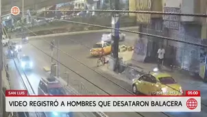 Video registró a hombres que desataron balacera en San Luis. Foto y video: América Noticias