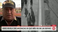 Video revela circunstancias en que niño recibe diparo en Huacho