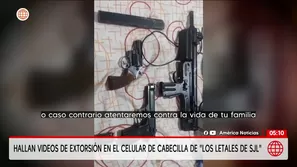 Hallan videos de extorsión en el celular de cabecilla de Los letales de SJL. Foto y video: Unidad de investigación