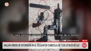 Hallan videos de extorsión en el celular de cabecilla de Los letales de SJL. Foto y video: Unidad de investigación