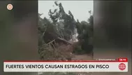 Vientos Paracas provocan estragos y emergencias en Pisco