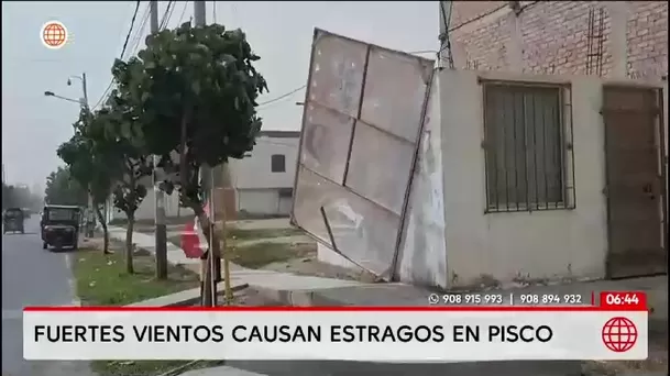 Vientos Paracas provocan caída de estructuras, árboles y suspensión de turismo en Pisco/ América Noticias Vientos Paracas provocan caída de estructuras, árboles y suspensión de turismo en Pisco/ América Noticias