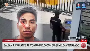 Joven es baleado por error en San Martín de Porres. Foto y video: América Noticias