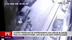 Hospitalizado tras enfrentamiento con armas blancas. América Notifcias