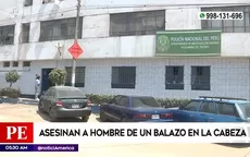Villa María del Triunfo: Asesinaron a un hombre de un balazo en la cabeza - Noticias de alianza-del-pacifico