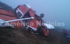VMT: dos tripulantes resultaron heridos tras la caída de una avioneta FAP - Noticias de fap