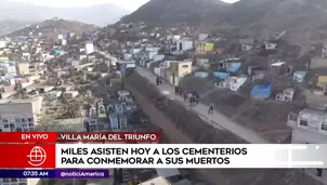 Cementerio Nueva Esperanza en Villa María del Triunfo. América Noticias