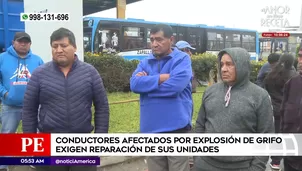 Explosión en grifo de Villa María del Triunfo. Foto y video: América Noticias