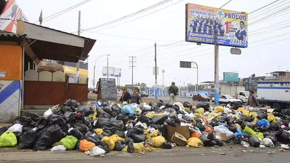 Basura en Villa María del Triunfo. Foto: El Comercio