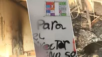 Villa María del Triunfo: Denuncian ataque vandálico contra colegio por cuarta vez - Foto y video: América Noticias