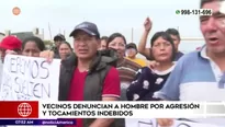 Vecinos señalaron que el joven realiza constantes ataques contra los vecinos / Fuente: América Noticias