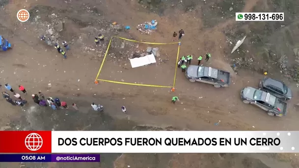 Doble asesinato en Villa María del Triunfo. Foto: América Noticias Doble asesinato en Villa María del Triunfo. Foto: América Noticias