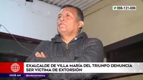 Exalcalde de Villa María del Triunfo sufre extorsiones. Foto y video: América Noticias