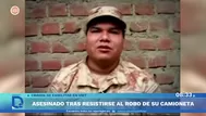 Villa María del Triunfo: exmilitar asesinado al resistirse a robo