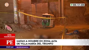 Asesinato en Villa María del Triunfo. Foto y video: América Noticias