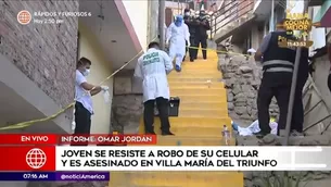 Asesinato en Villa María del Triunfo.