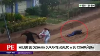 Mujer se desmayó durante asalto en Villa María del Triunfo. Foto y video: América Noticias