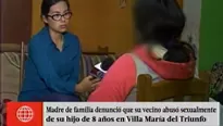 La madre contó que su pequeño fue abusado durante dos años. Foto: Captura de TV