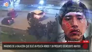 Villa María del Triunfo: nuevas imágenes de balacera que dejó un muerto y un herido