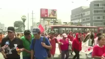 La manifestación se desarrolla de manera pacífica y los pobladores esperan que sus demandas sean atendidas. / Video: Canal N