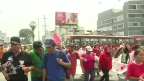 La manifestación se desarrolla de manera pacífica y los pobladores esperan que sus demandas sean atendidas. / Video: Canal N