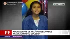 Villa El Salvador: Adolescente de 13 años desaparece tras salir de su colegio