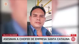 Asesinan a conductor de empresa Santa Catalina en Villa El Salvador. Foto y video: América Noticias