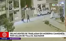 Villa El Salvador: Delincuentes se trasladan en moderna camioneta para asaltar - Noticias de salvador del solar