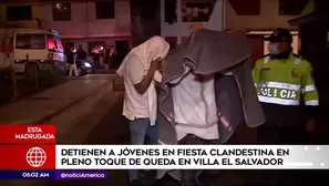 Fiesta clandestina en VES. América Noticias