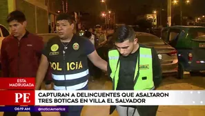Detención en Villa El Salvador. América Noticias