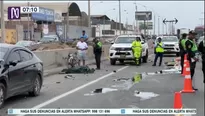 Ciclistas murieron en Villa El Salvador. Foto y video: Canal N