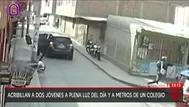 Villa El Salvador: Dos jóvenes fueron asesinados a balazos