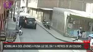 Villa El Salvador: Asesinan a balazos a dos jóvenes. Foto y video: AN