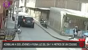 Villa El Salvador: Asesinan a balazos a dos jóvenes. Foto y video: AN