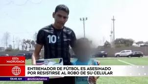 Asesinan a entrenador de fútbol de menores.