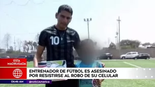 Asesinan a entrenador de fútbol de menores.